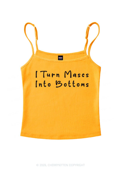 Turn Mascs Into Bottoms Pride Y2K Spaghetti Strap Cami Cherrykitten