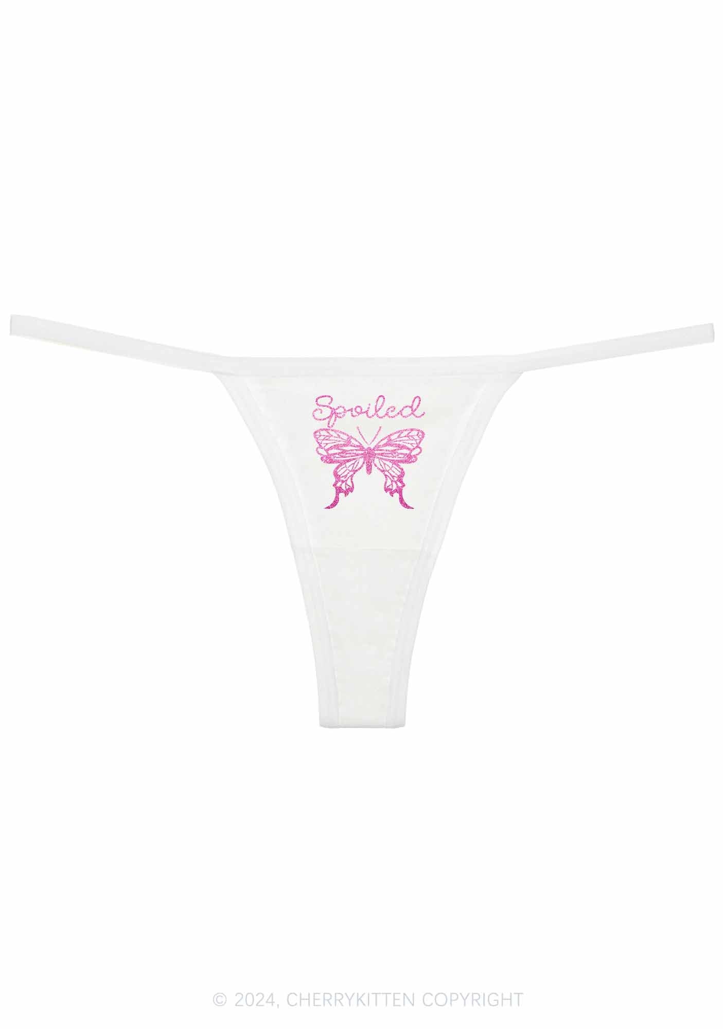 Spoiled Butterfly Y2K Flat String Thong Cherrykitten