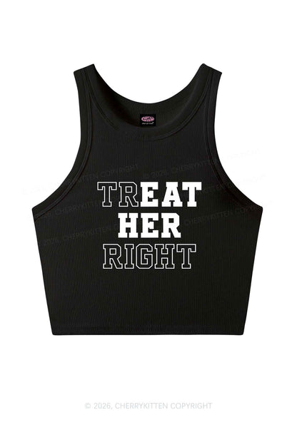 Eat Her Right Pride Y2K Crop Tank Top Cherrykitten