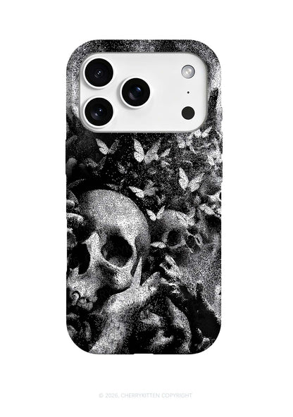 Halloween Gothic Skull Y2K Phone Case Cherrykitten