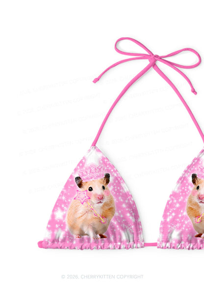 Rat Princess Y2K Print Bikini Set Cherrykitten