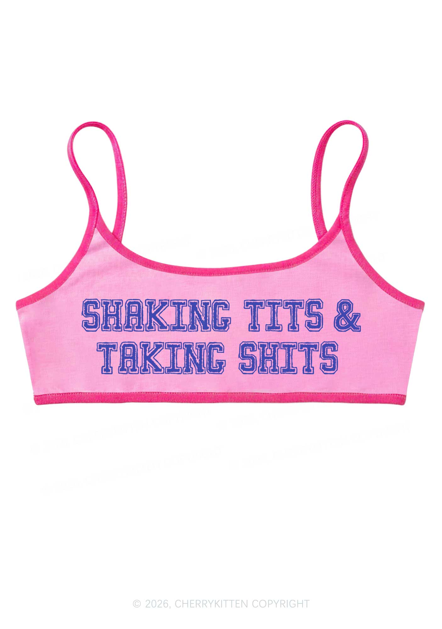 Shaking Txts Taking Shxts Y2K Super Crop Cami Cherrykitten