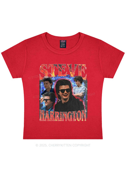 SH Red Blaze Y2K Baby Tee Cherrykitten