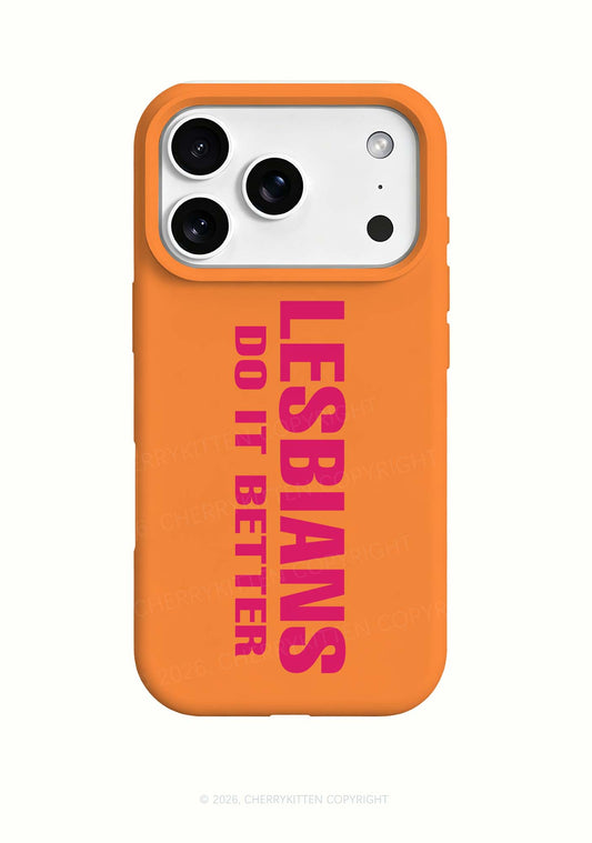 Lesbians Do It Better Pride Y2K Phone Case Cherrykitten