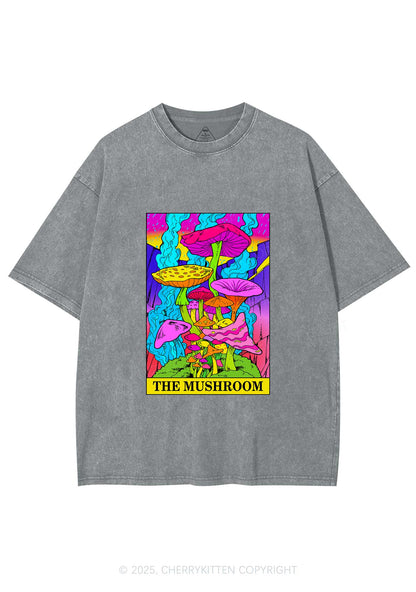 The Mushroom Y2K Washed Tee Cherrykitten