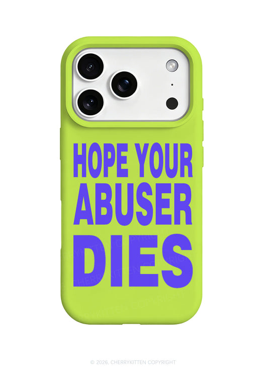 Hope Your Abuser Dies Y2K Phone Case Cherrykitten