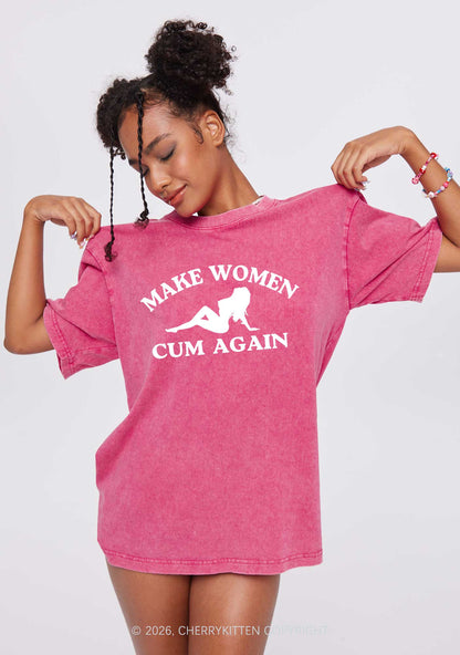 Make Women Cxm Again Y2K Shirts Washed Tee Cherrykitten