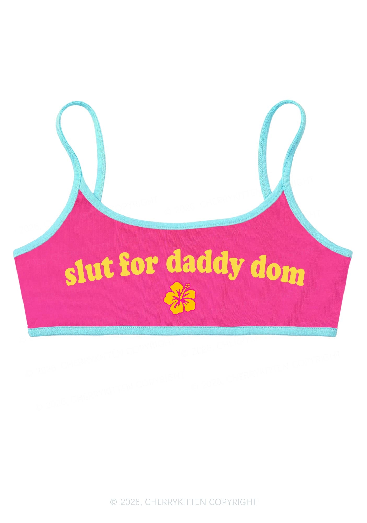 Slxt For Daddy Dom Y2K Super Crop Cami Cherrykitten
