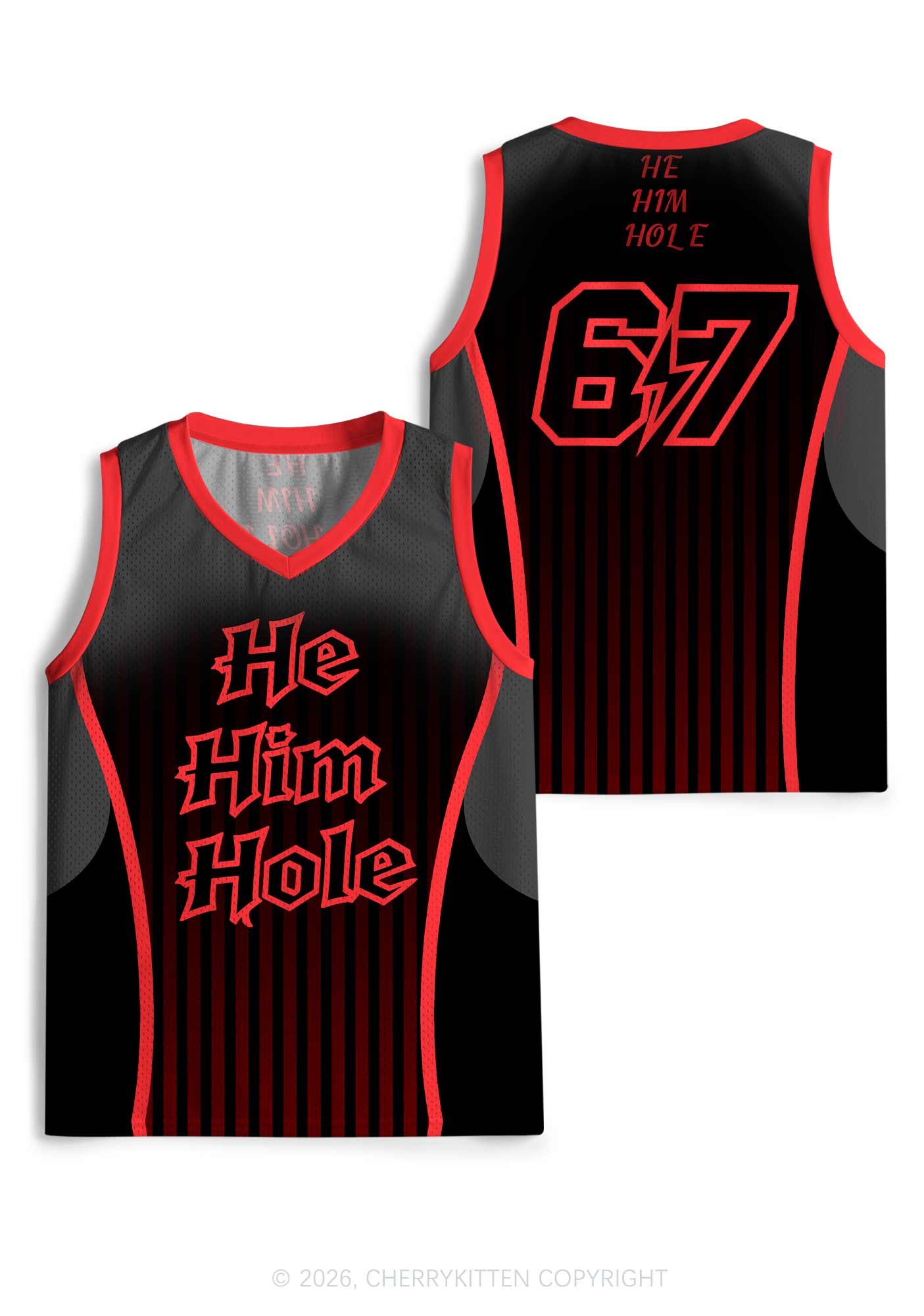 He Him Hole Pride Y2K Sport Jersey Tank Cherrykitten