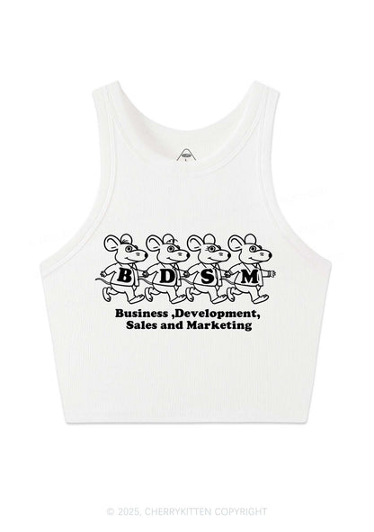 BDSM Rats Y2K Crop Tank Top Cherrykitten