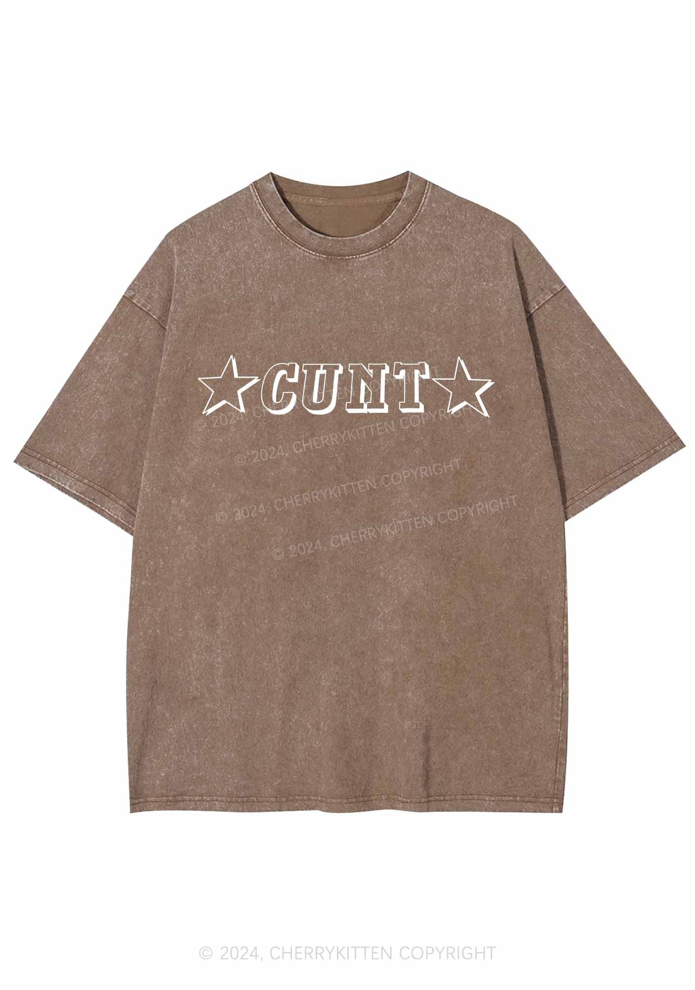 Star Count Y2K Washed Tee Cherrykitten