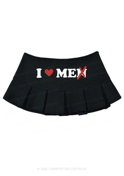 Love Me Not Men Y2K Mini Pleated Skirts Cherrykitten