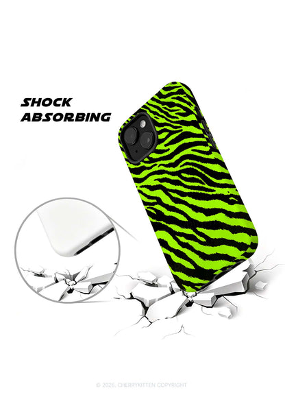Green Zebra Y2K Phone Case Cherrykitten
