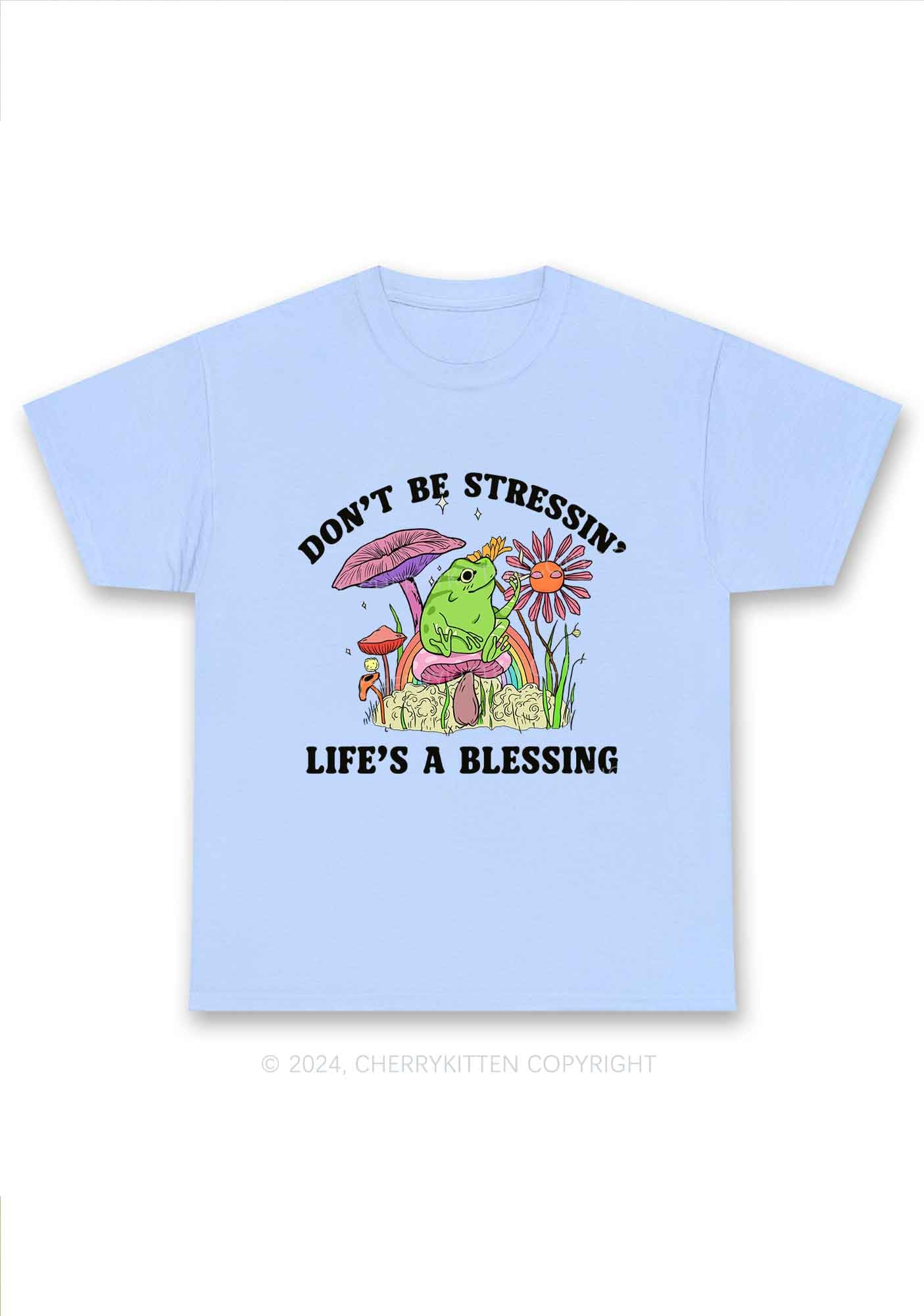 Don't Be Stressin Y2K Chunky Shirt Cherrykitten