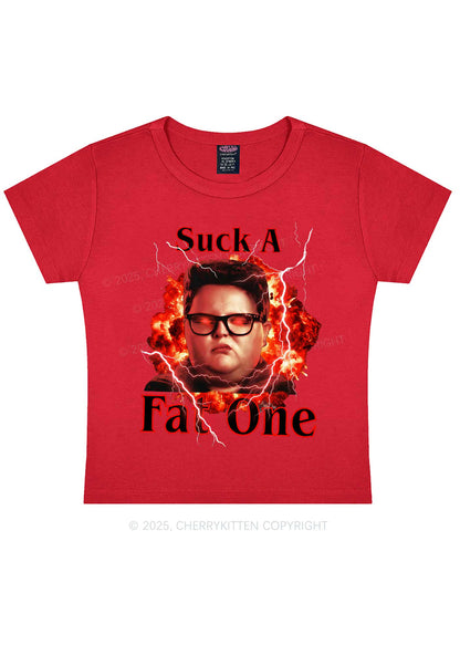Suck A Fat One Y2K Baby Tee Cherrykitten