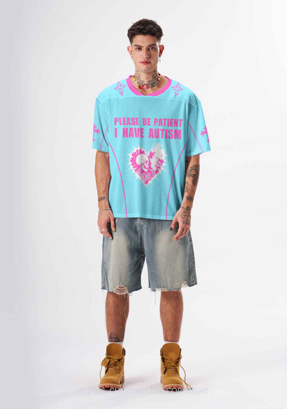 I Have Autism Skull Y2K Sport Jersey Shirts Cherrykitten
