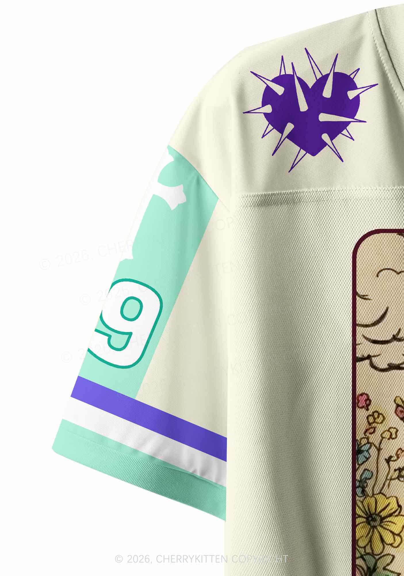 The Lovers Gay Kissing Pride Y2K Crop Sport Jersey Shirts Cherrykitten