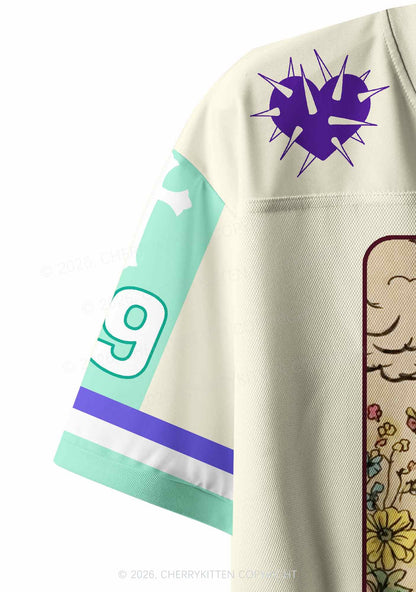 The Lovers Gay Kissing Pride Y2K Crop Sport Jersey Shirts Cherrykitten