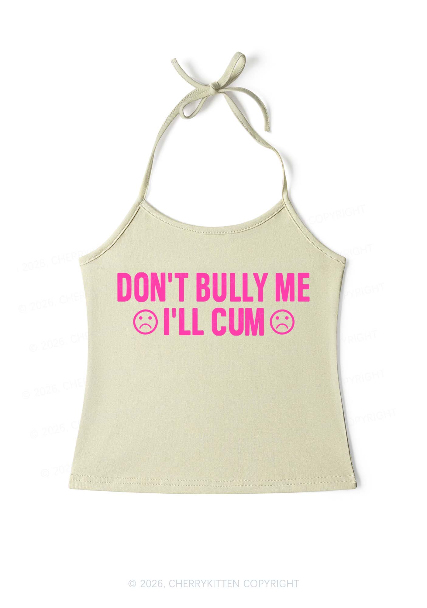 Dont Bully Me Y2K Halter Neck Cami Cherrykitten