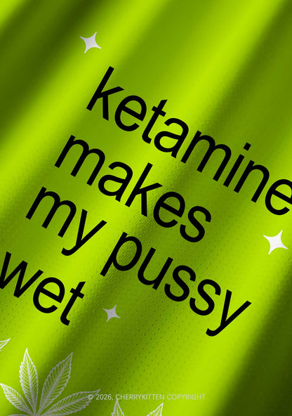 Kxxamine Makes My Puxxy Wet Y2K Football Jersey Shirts Cherrykitten