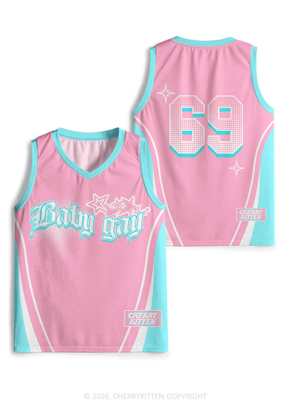 Baby Gay Pride Y2K Sport Jersey Tank Cherrykitten