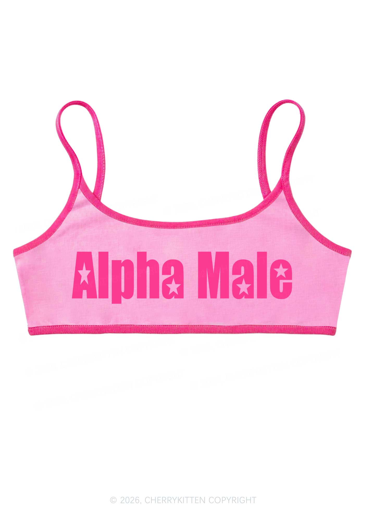 Alpha Male Y2K Super Crop Cami Cherrykitten