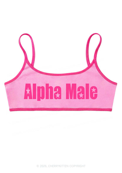 Alpha Male Y2K Super Crop Cami Cherrykitten