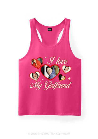 Custom Boyfriend Photos Y2K Men Racerback Tank Top Cherrykitten