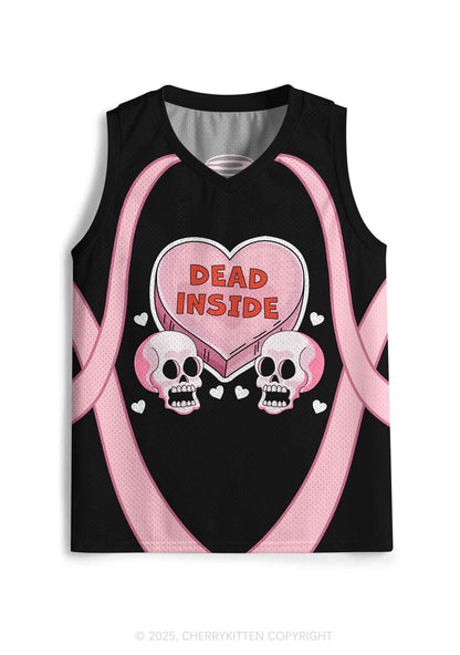 Halloween Custom Dead Inside Y2K Sport Jersey Tank Cherrykitten