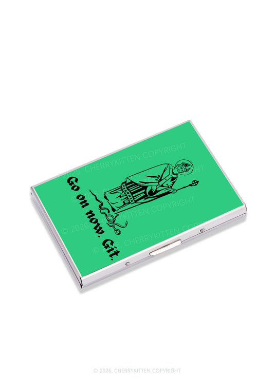 Go On Now Git St Patricks Y2K Mirror Cigarette Case Cherrykitten