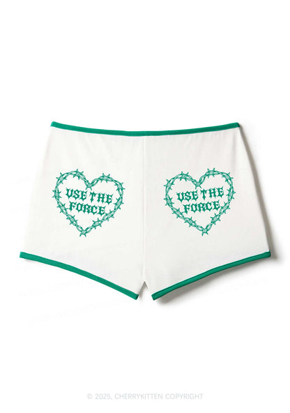 Use The Force Y2K Booty Shorts Cherrykitten