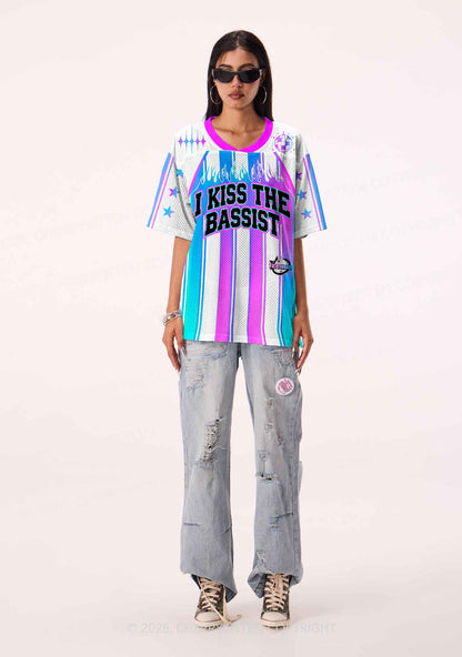 I Kiss The Bassist Y2K Sport Jersey Shirts Cherrykitten
