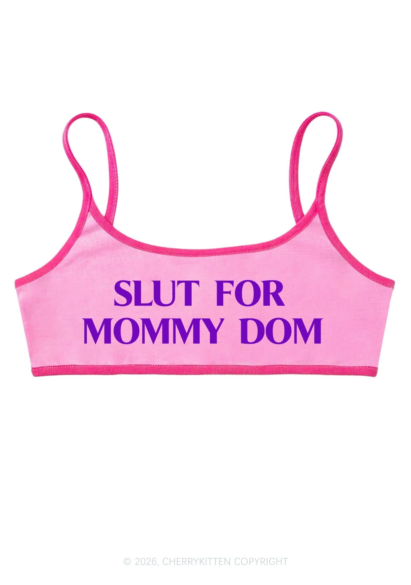 Slxt For Mommy Dom Y2K Super Crop Cami Cherrykitten