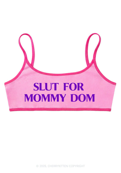 Slxt For Mommy Dom Y2K Super Crop Cami Cherrykitten