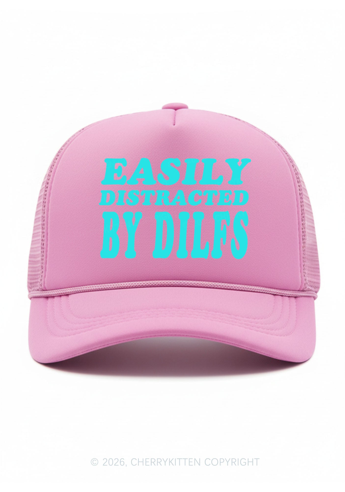 Easily Distracted By Dxxfs Y2K Trucker Hat Cherrykitten