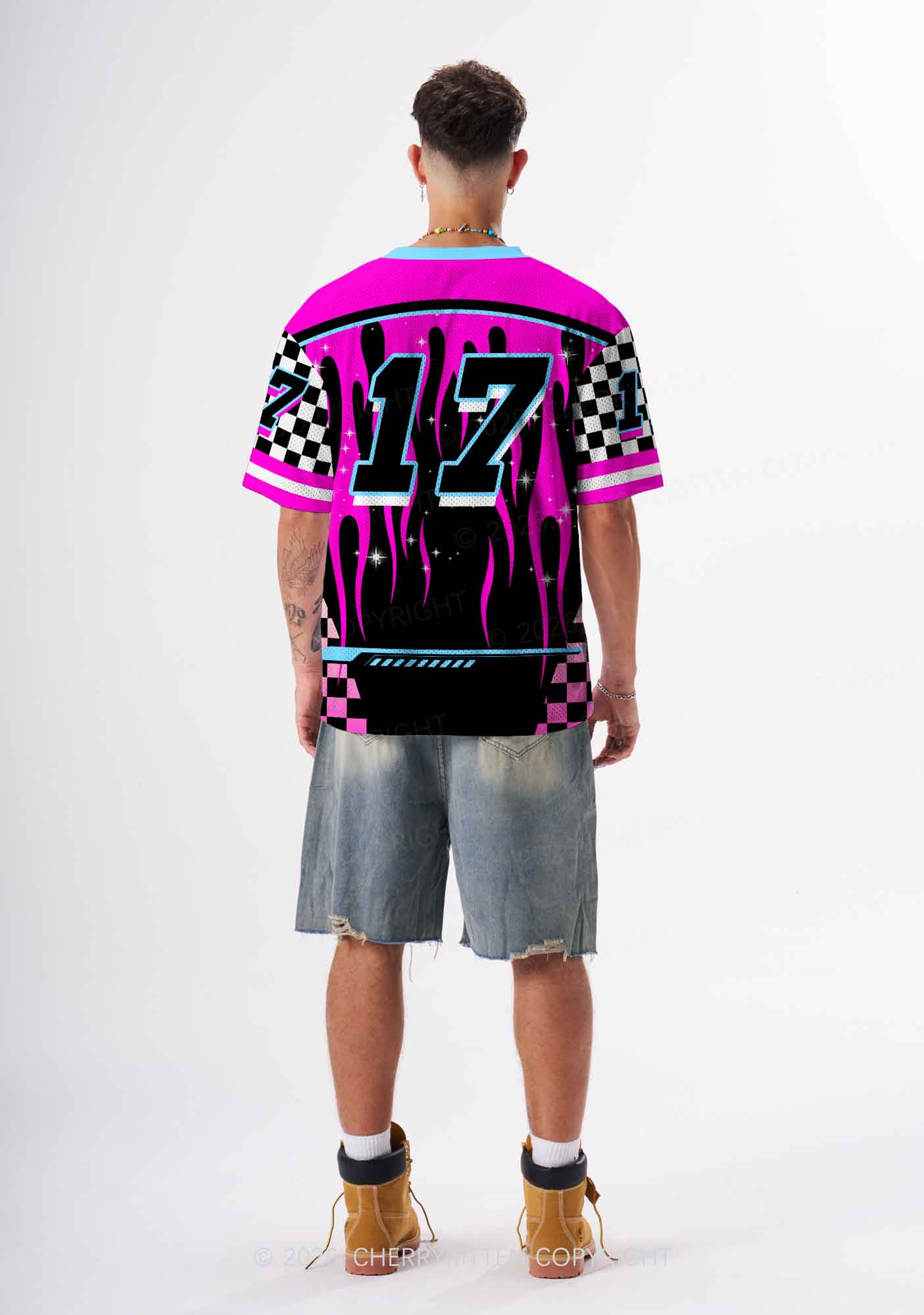 Rave Till You Cry Y2K Sport Jersey Shirts Cherrykitten