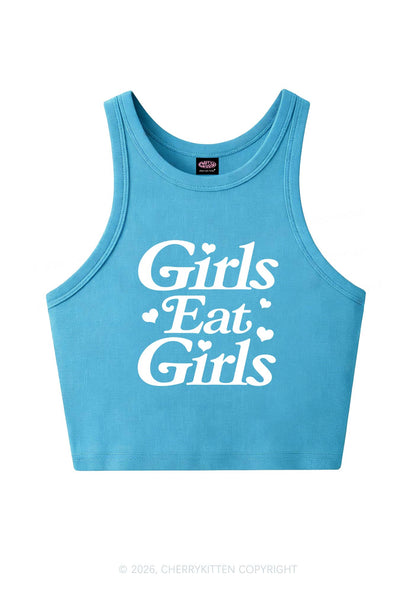 Girls Eat Girls Pride Y2K Crop Tank Top Cherrykitten