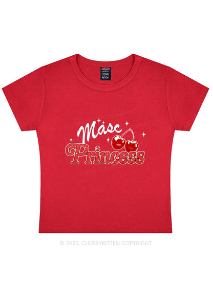 Masc Princess Cherry Pride Y2K Baby Tee Cherrykitten
