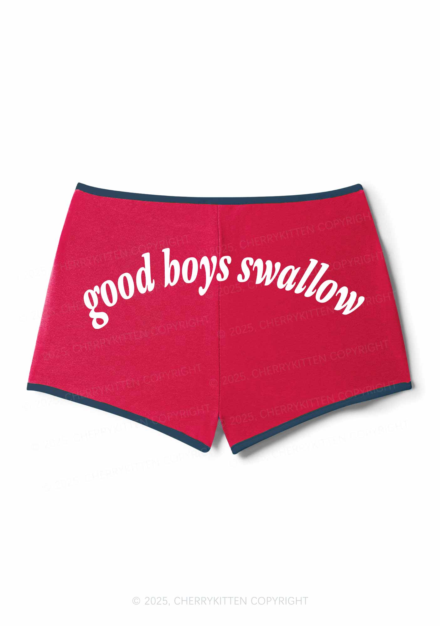 Good Boys Swallow Y2K Booty Shorts Cherrykitten