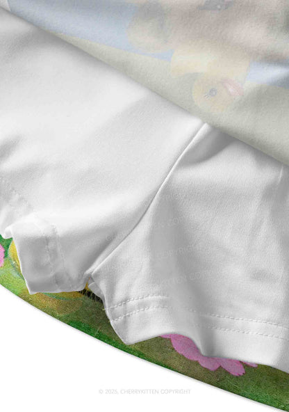 Swimming Capybara Y2K Print Mini Skirt Cherrykitten