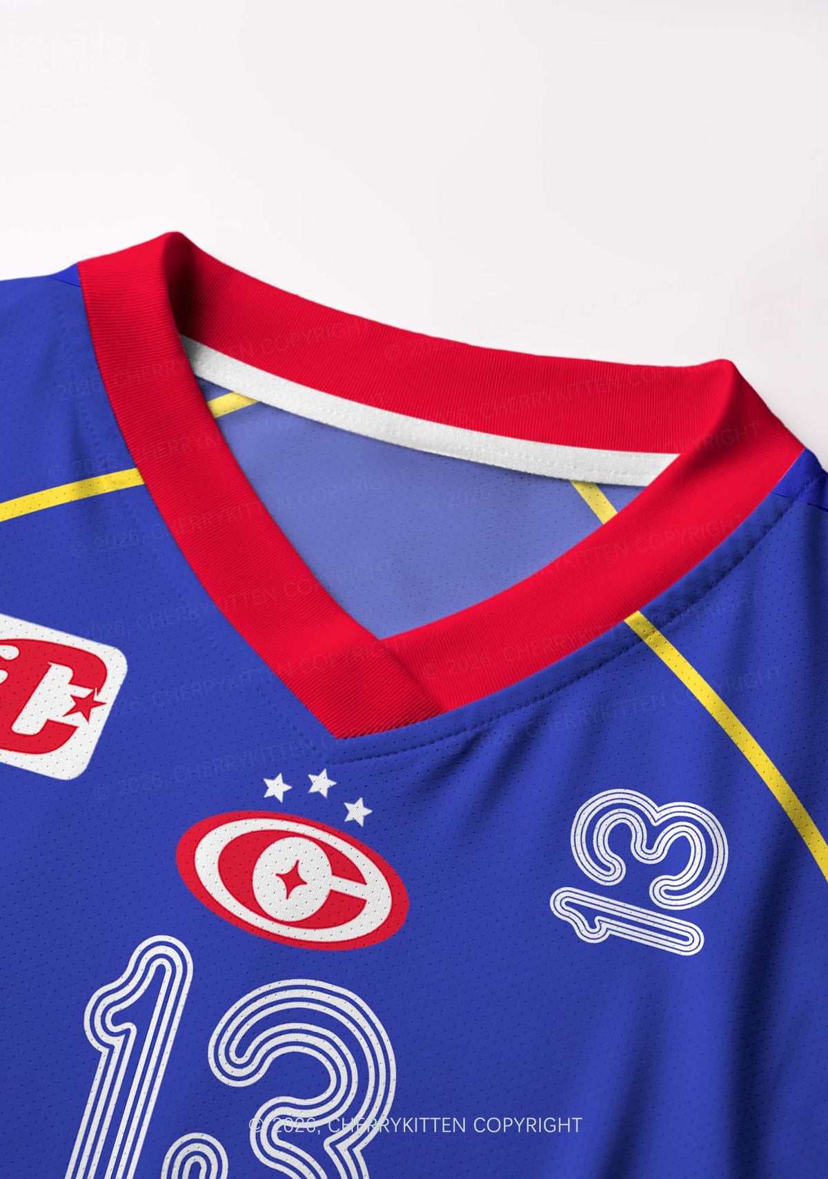 Choke Me Y2K Crop Football Jersey Shirts Cherrykitten