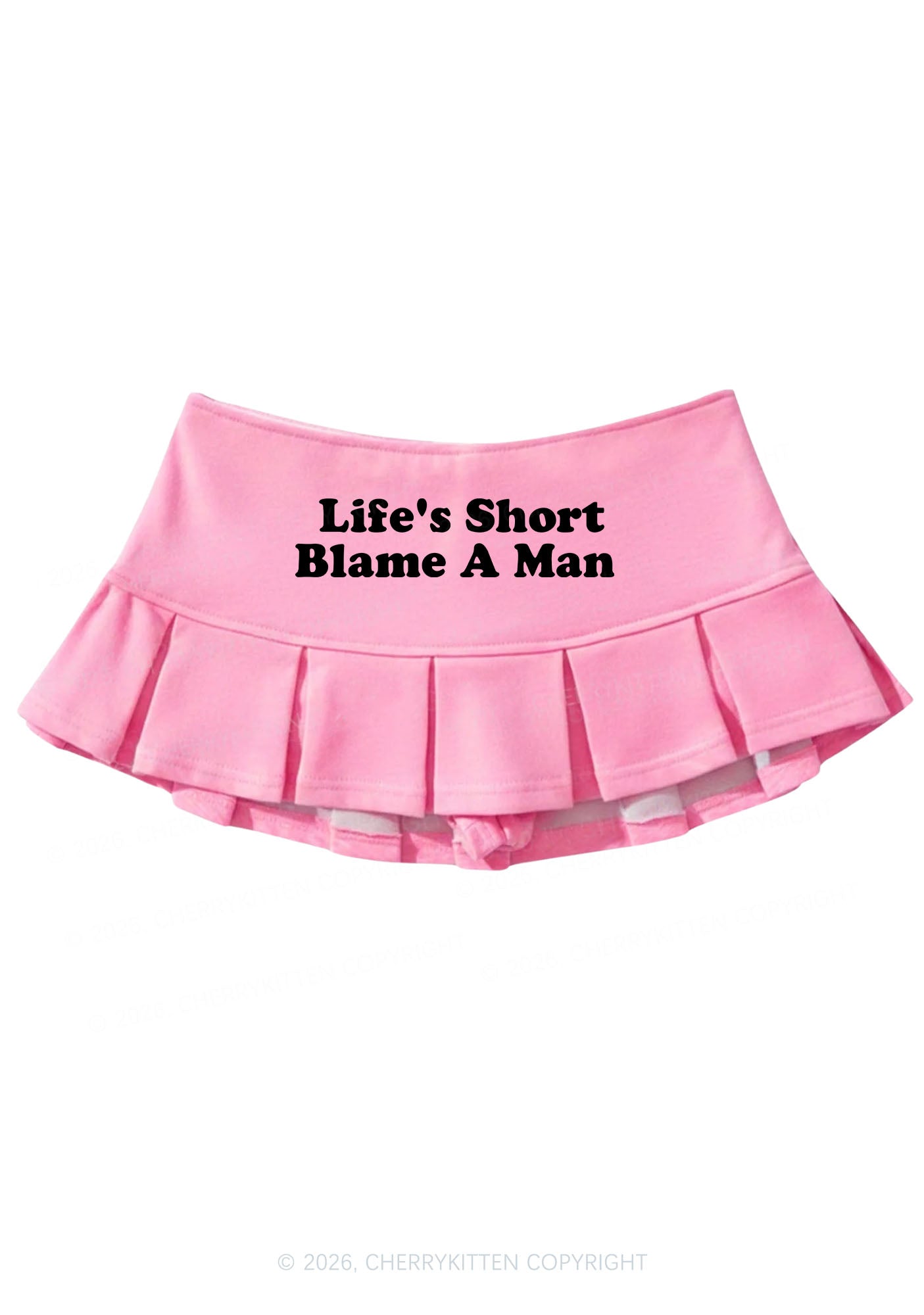 Blame A Man Y2K Mini Pleated Skirts Cherrykitten