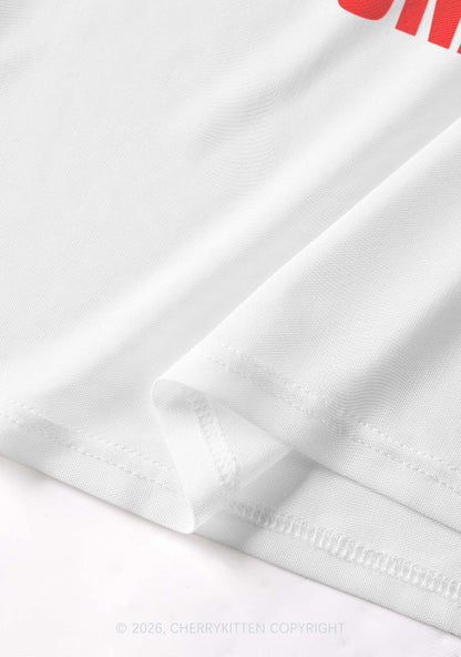 Delusional On White Y2K Mesh Muscle Tank Cherrykitten