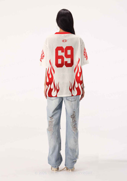 Creamy White Custom GF BF Photo Y2K Sport Jersey Shirts Cherrykitten