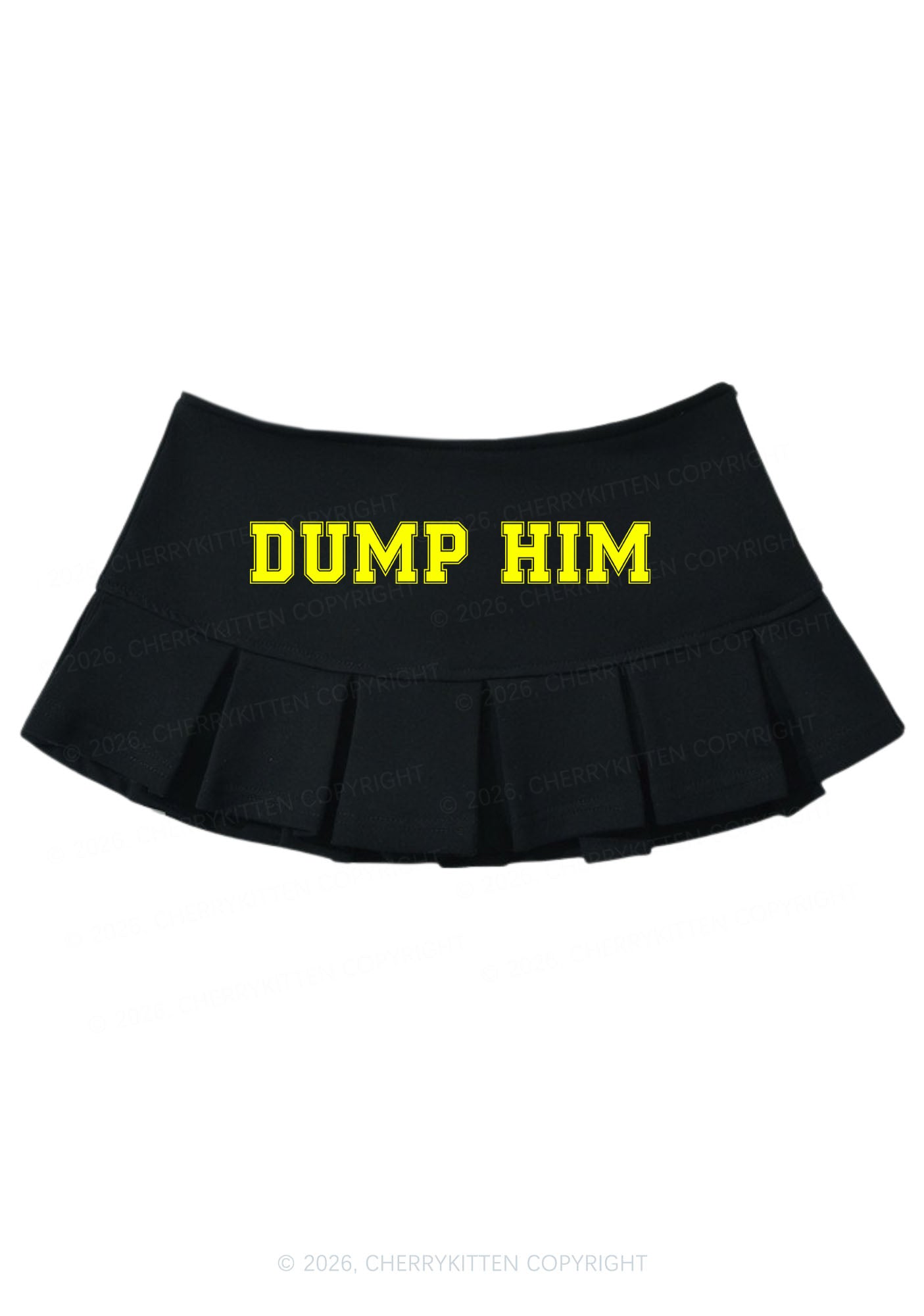 Dump Him Y2K Mini Pleated Skirts Cherrykitten