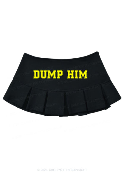 Dump Him Y2K Mini Pleated Skirts Cherrykitten
