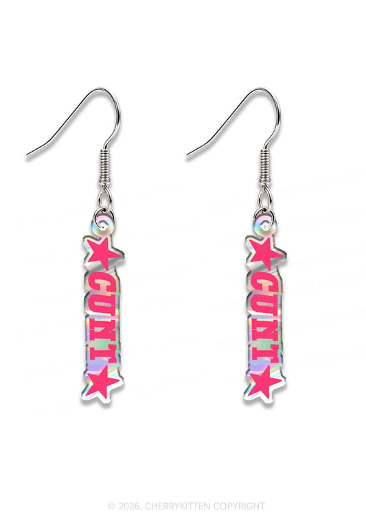 Star Count Y2K Acrylic Earrings Cherrykitten