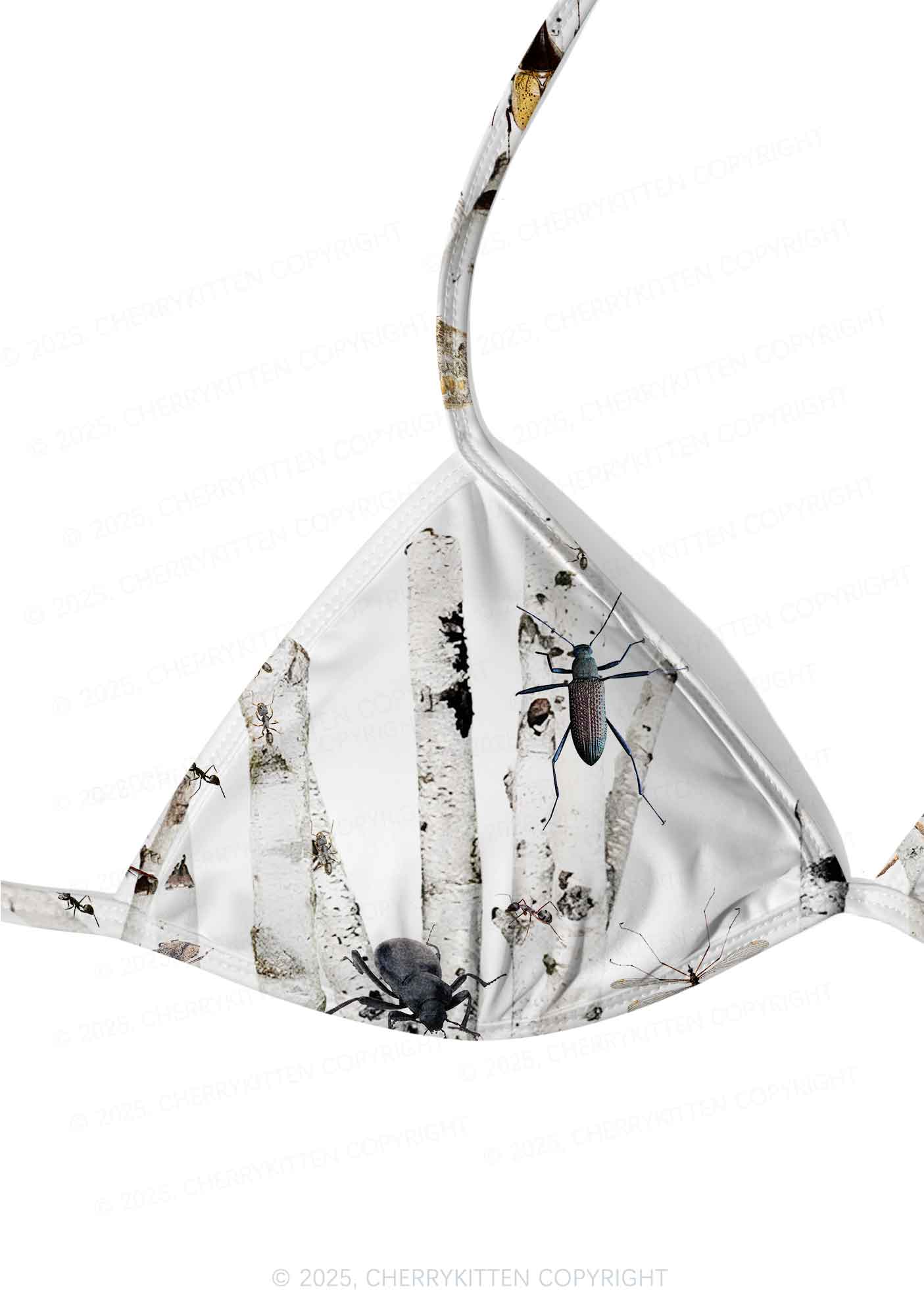 Insects On Birch Y2K Print Bikini Set Cherrykitten