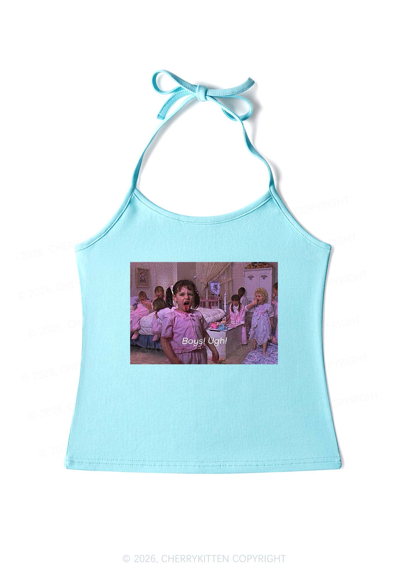 Boys Ugh Y2K Halter Neck Cami Cherrykitten