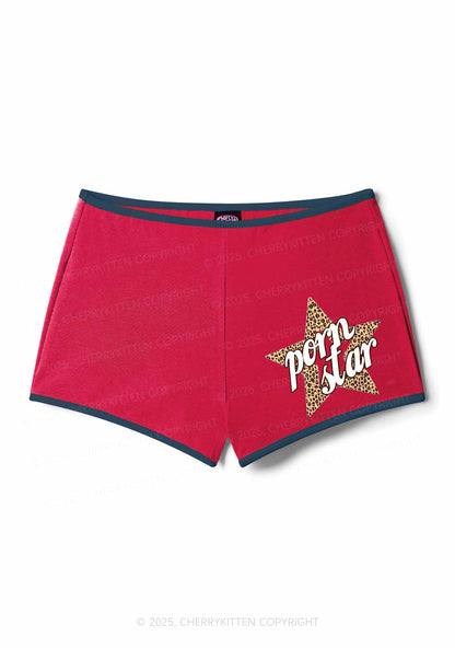Pxrn Leopard Star Y2K Booty Shorts Cherrykitten